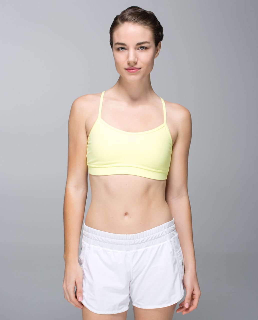 Lululemon Flow Y Bra IV - Sheer Lemon