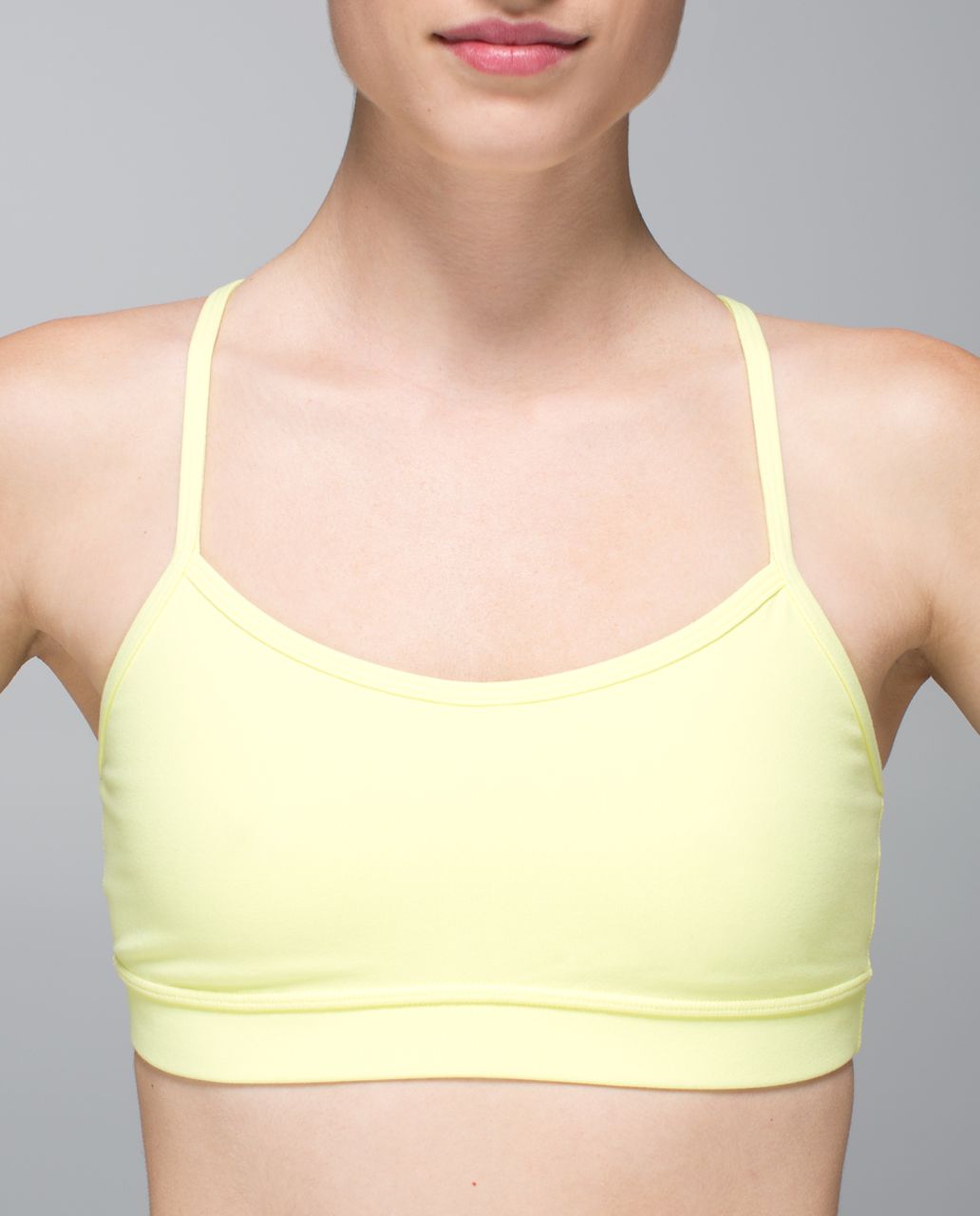 Lululemon Flow Y Bra IV - Sheer Lemon