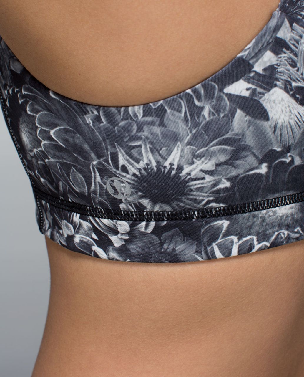 Lululemon All Sport Bra - Flowabunga Black Angel Wing