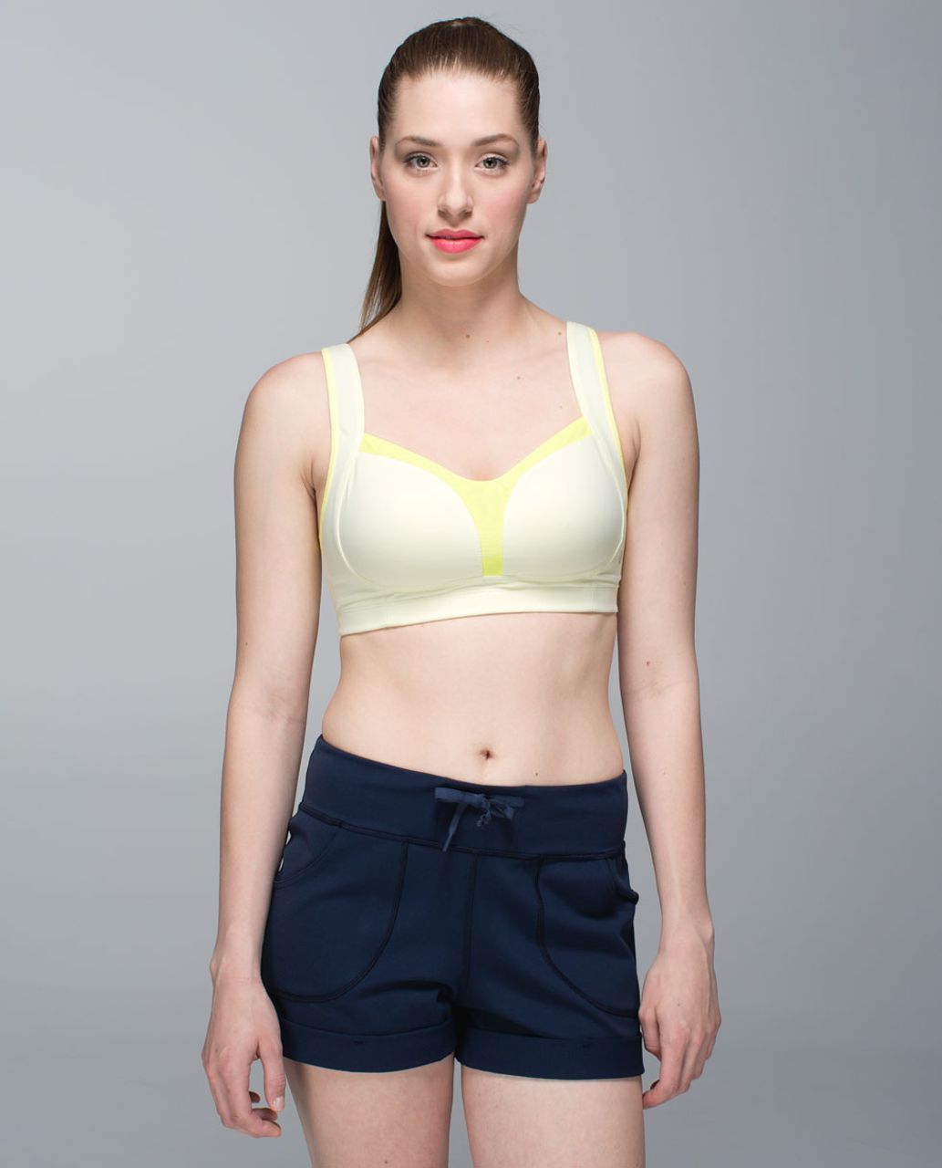 Lululemon Ta Ta Tamer II (C-E cup) - Zest / Sheer Lemon