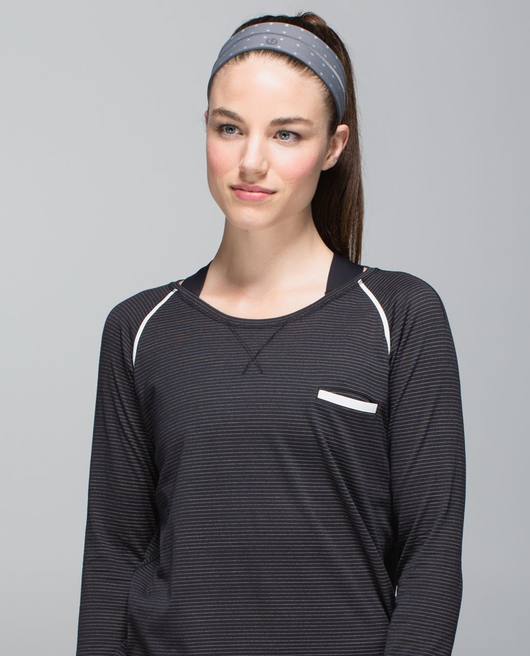 Lululemon Fly Away Tamer Headband *Luxtreme (Reflective) - Slate