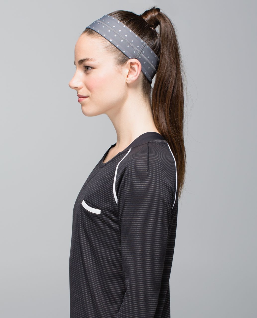 Lululemon Fly Away Tamer Headband *Luxtreme (Reflective) - Slate