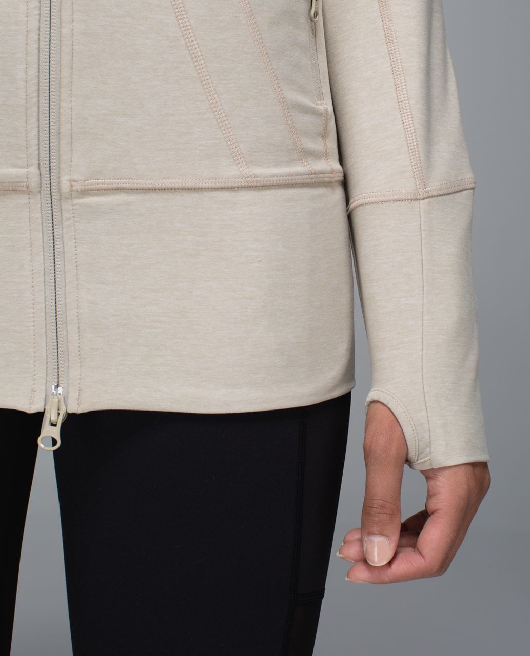 Lululemon Stride Jacket II - Heathered Mojave Tan / Mojave Tan