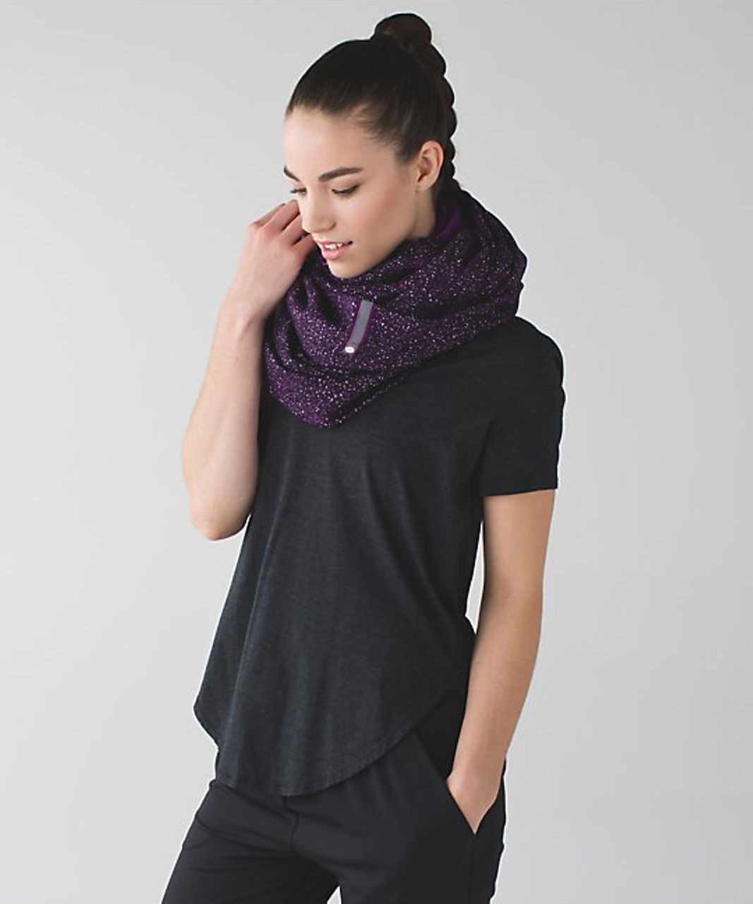 lululemon vinyasa scarf purple