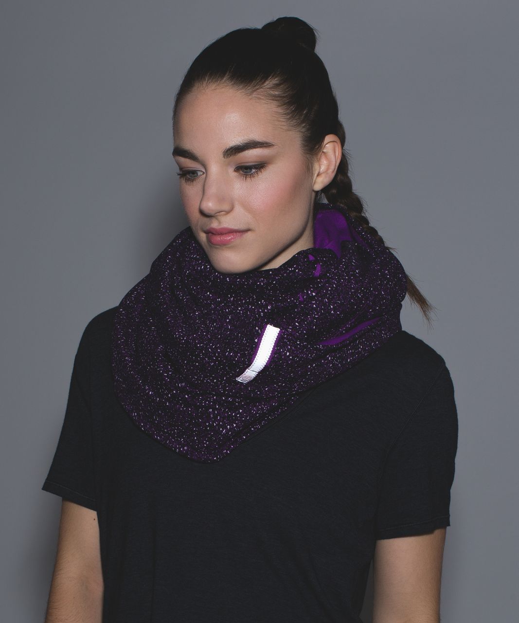 Lululemon Vinyasa Scarf *Fleece - Flashback Static Powdered Rose Tender  Violet / Tender Violet - lulu fanatics