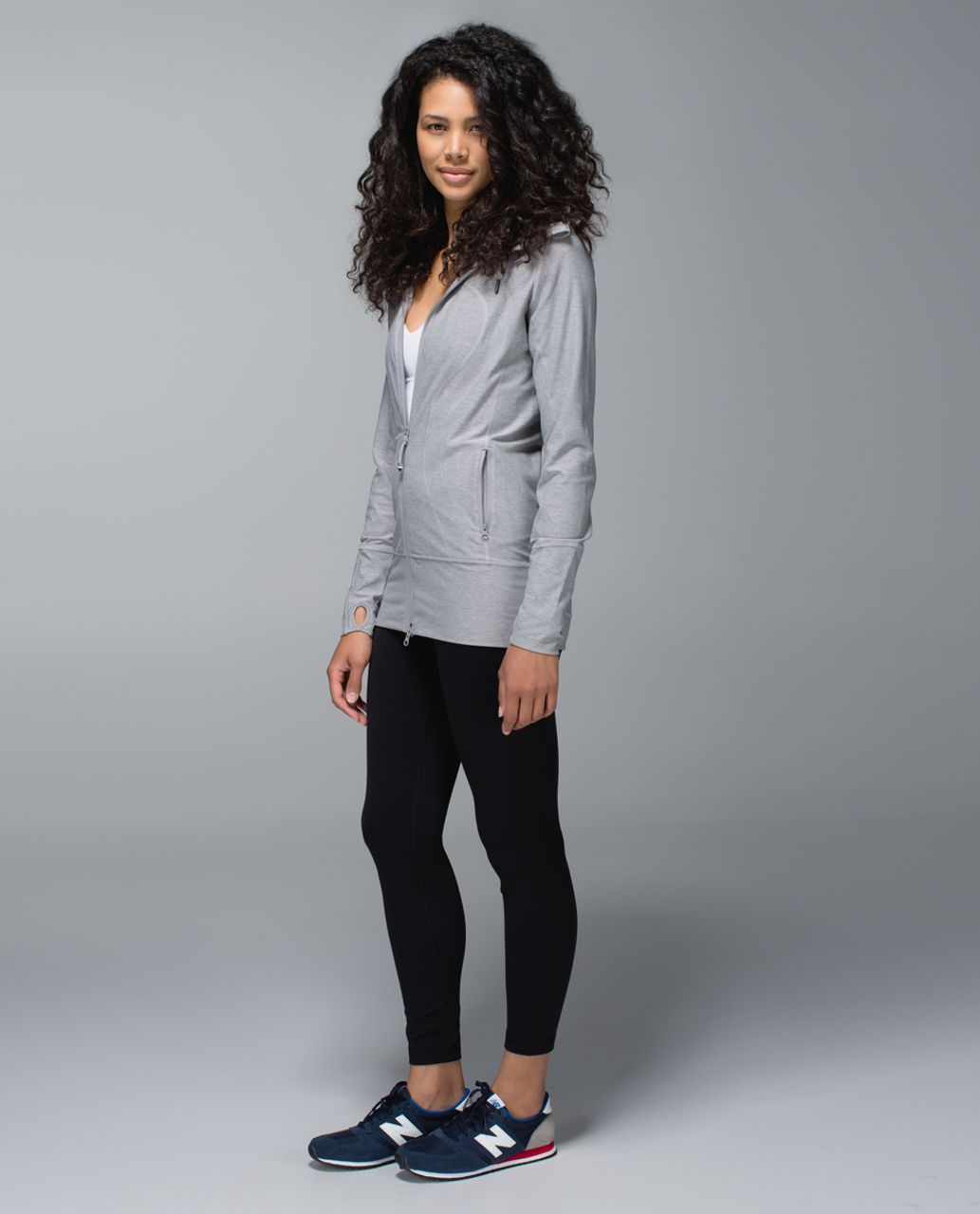 Lululemon Stride Jacket II - Heathered Medium Grey / Ambient Grey