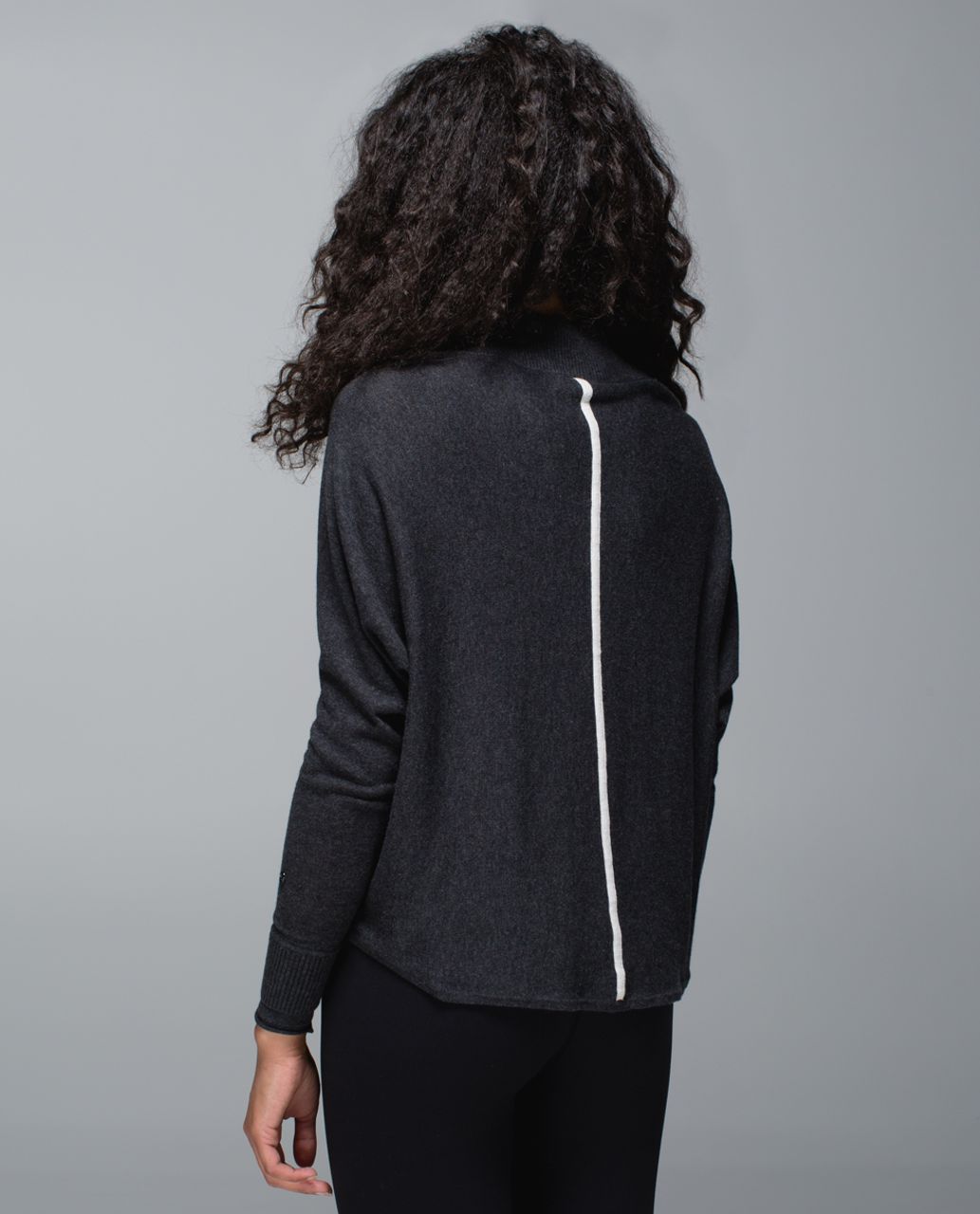 Lululemon After Class Cardigan - Heathered Black / Heathered White