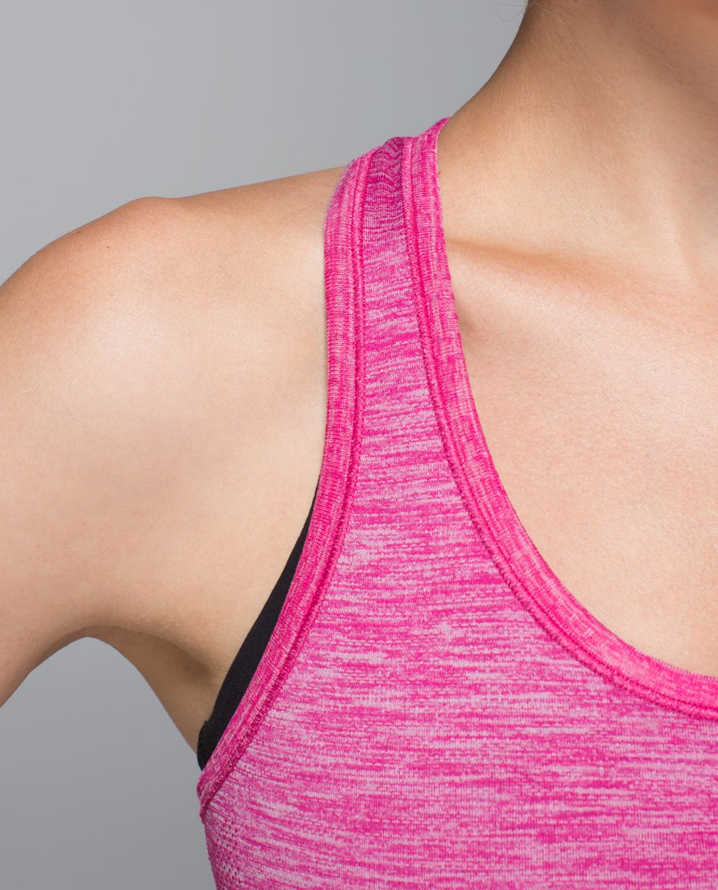 Lululemon Run:  Swiftly Tech Racerback - Heathered Jewelled Magenta (First Release)