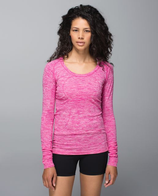 Lululemon Run: Swiftly Tech Long Sleeve Crew - Tonka Stripe