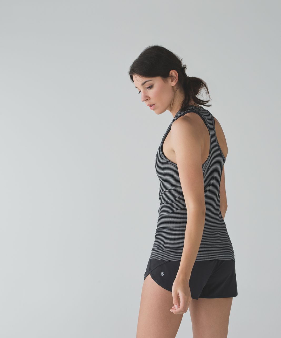 Lululemon Swiftly Tech Racerback - Hyper Stripe Black - lulu fanatics