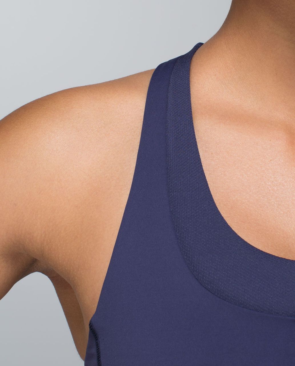 Lululemon Run:  Stuff Your Bra II - Cadet Blue / Angel Wing / Steep Stripe Cadet Blue Horizontal