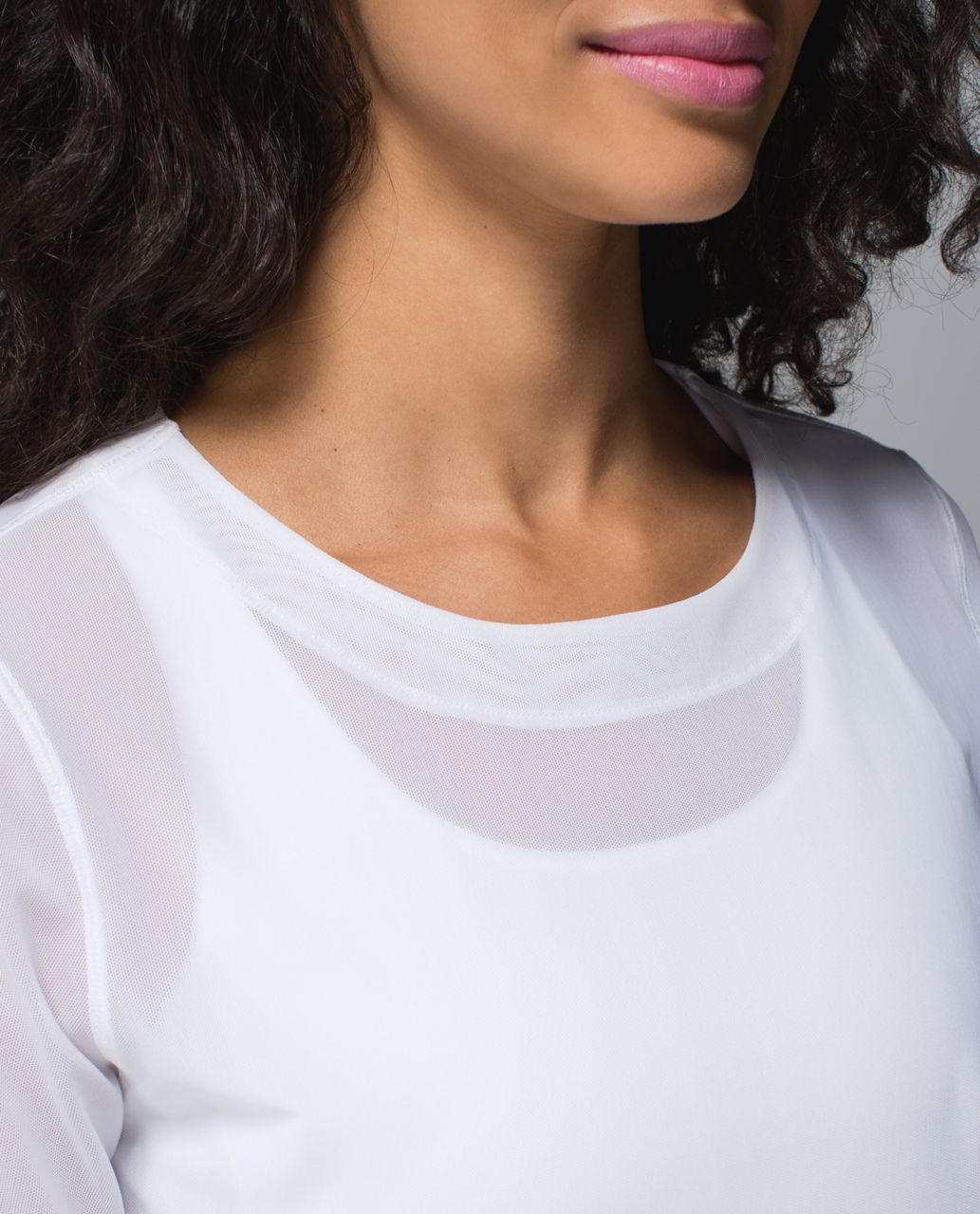 Lululemon Meesh Tee - White /  Black