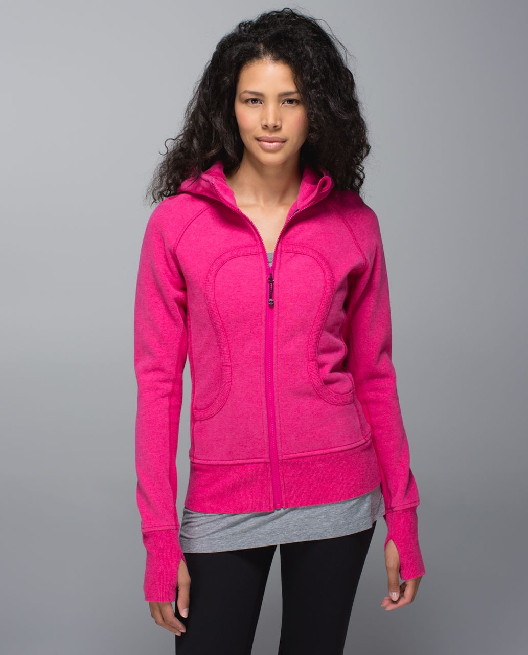 Lululemon Scuba Hoodie II - Heathered Jewelled Magenta / Jewelled Magenta