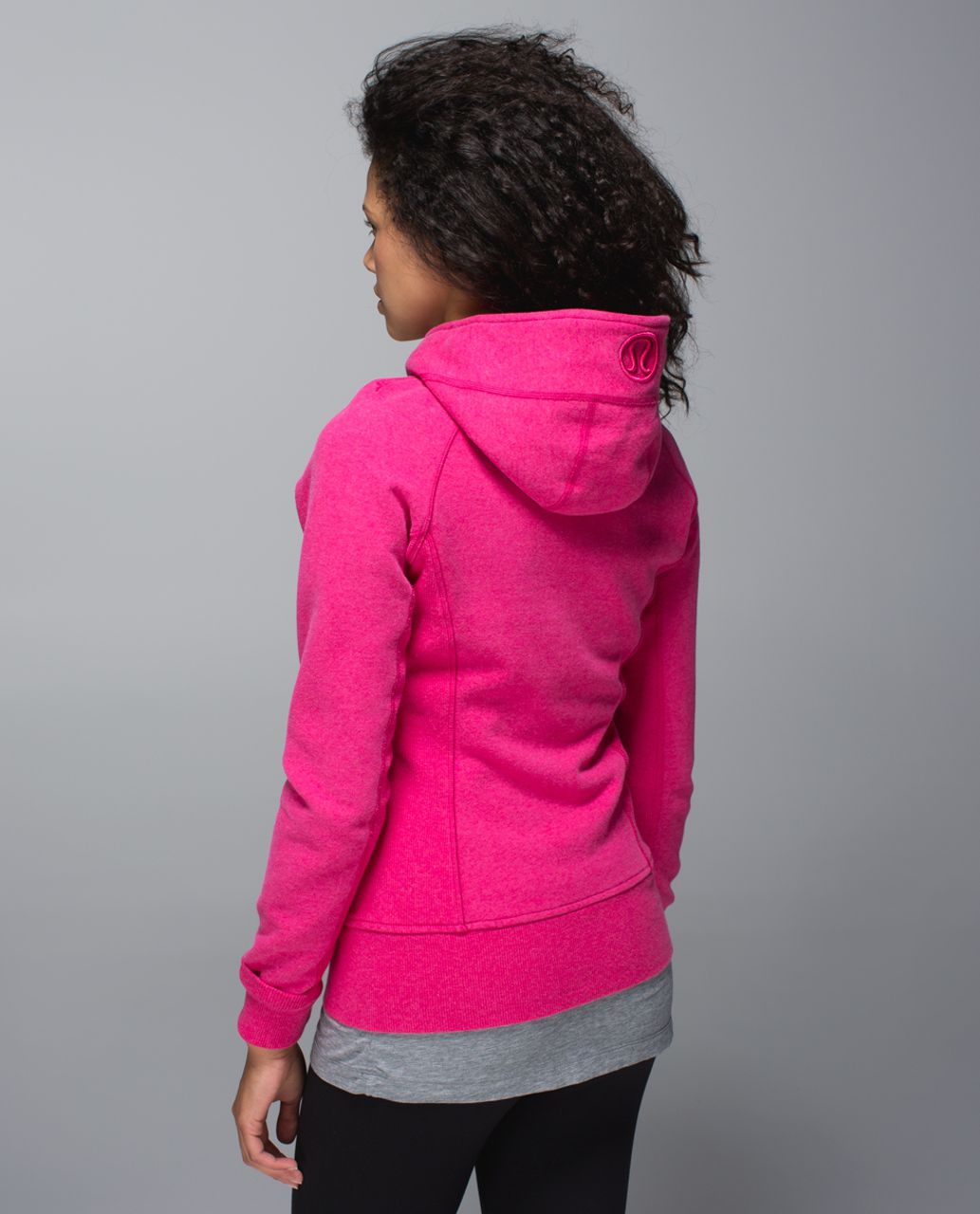 Lululemon Scuba Hoodie II - Heathered Jewelled Magenta / Jewelled Magenta