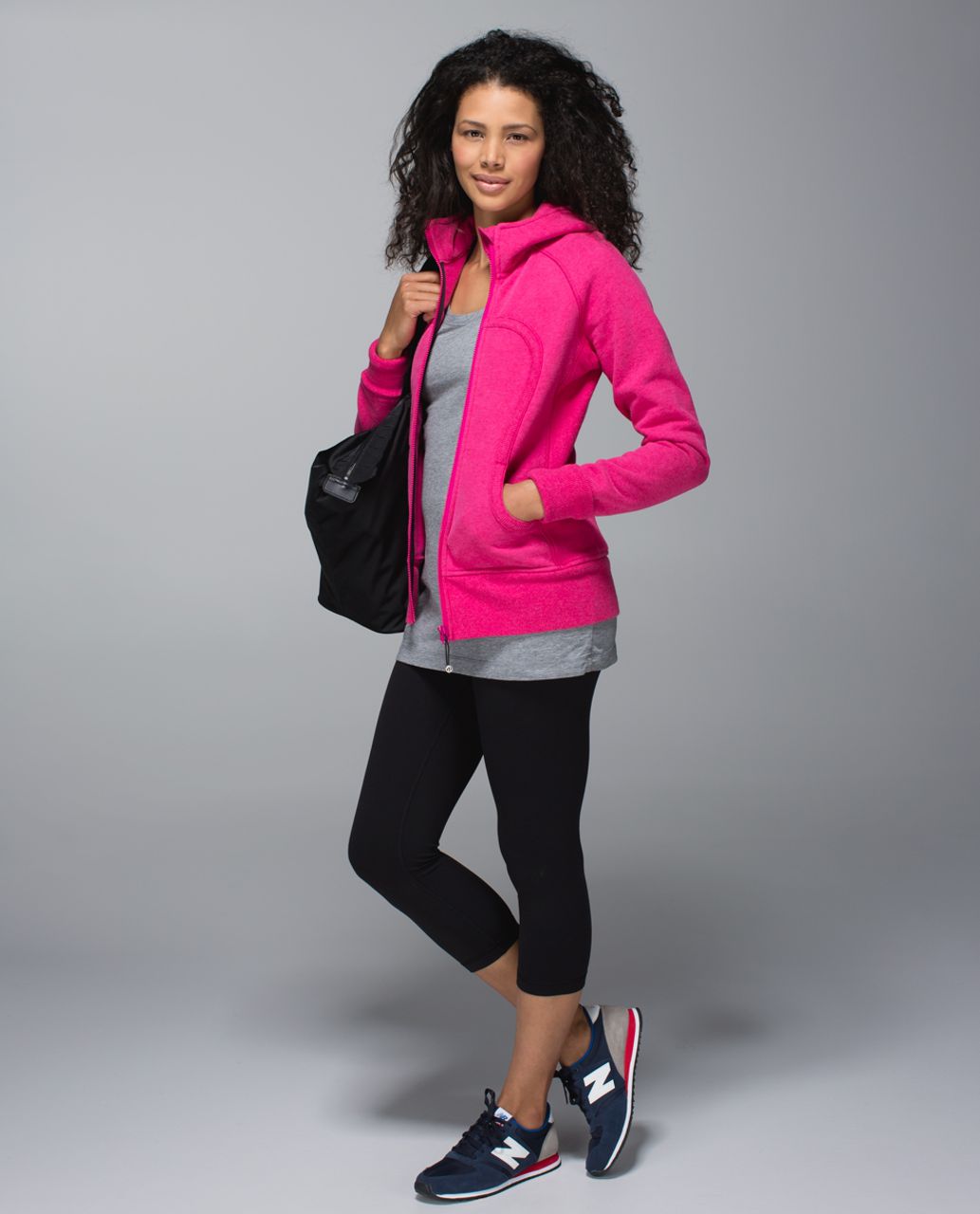 Lululemon Scuba Oversized Half-Zip Hoodie - Moonlit Magenta - lulu fanatics