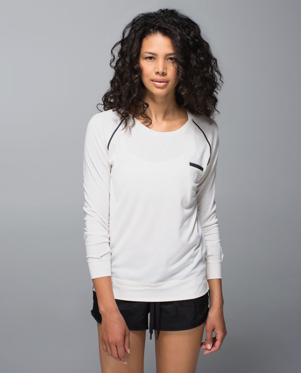 Lululemon Weightless Crew - Heathered Angel Wing