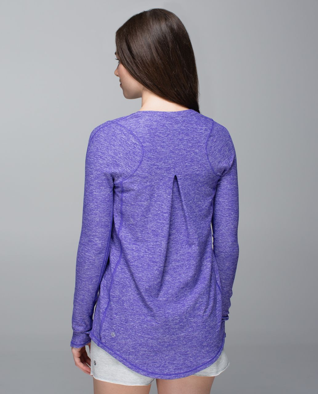 Lululemon Tuck & Flow Long Sleeve - Heathered Bruised Berry