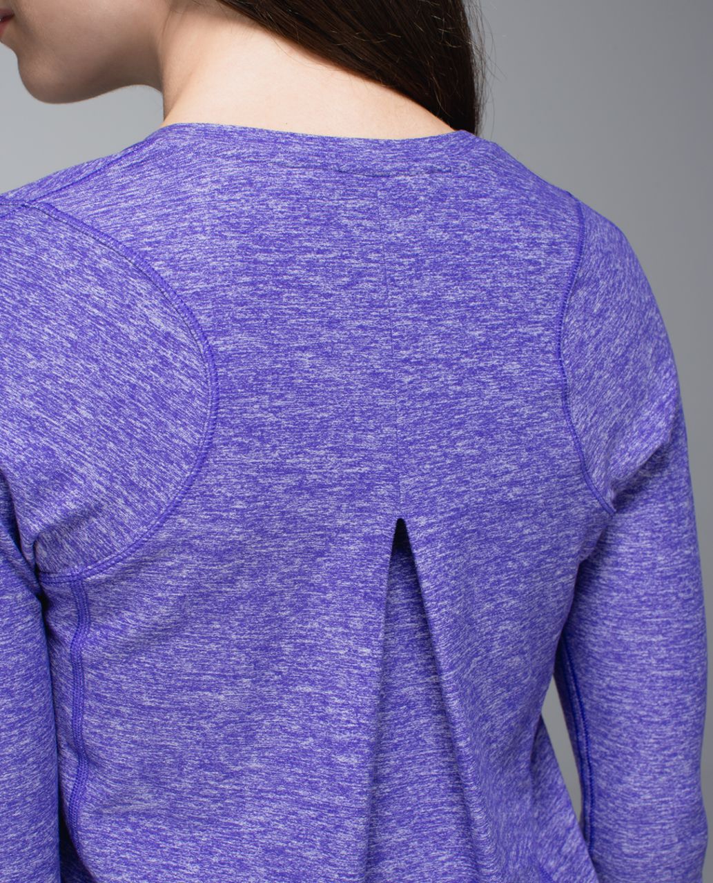 Lululemon Tuck & Flow Long Sleeve - Heathered Bruised Berry