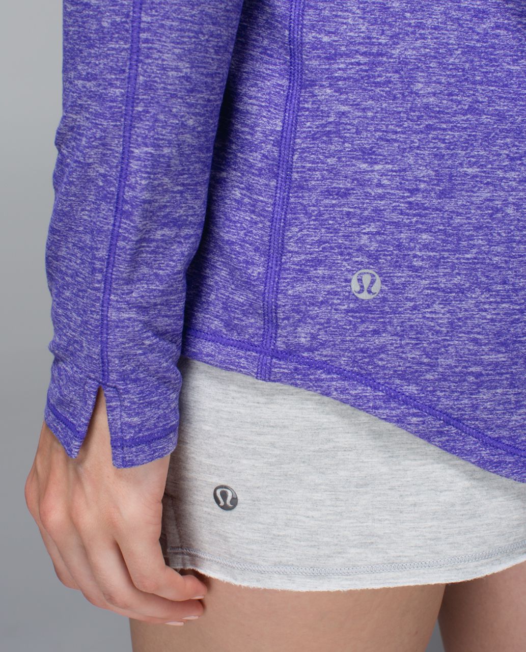 Lululemon Tuck & Flow Long Sleeve - Heathered Bruised Berry