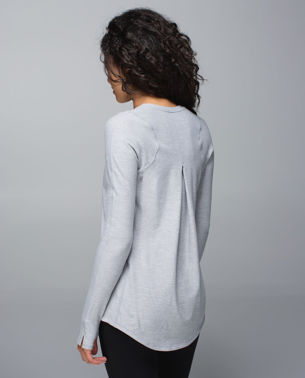 Lululemon Tuck And Flow Long Sleeve - Silver Spoon Angel Wing (AU release)  - lulu fanatics