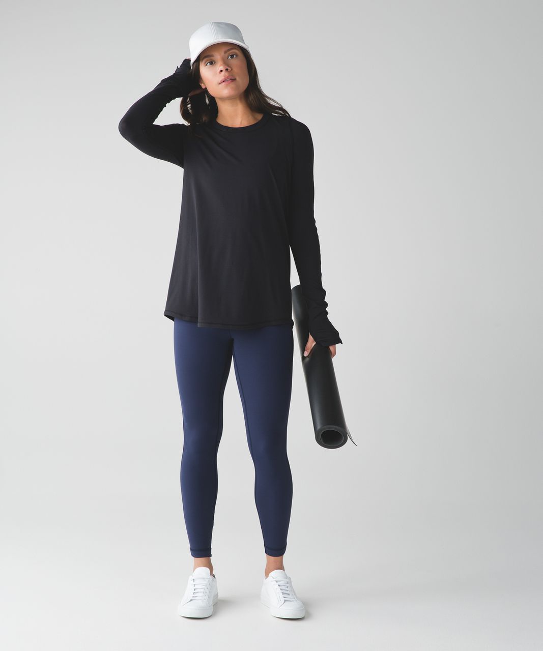 Lululemon Tuck & Flow Long Sleeve - Black (First Release)