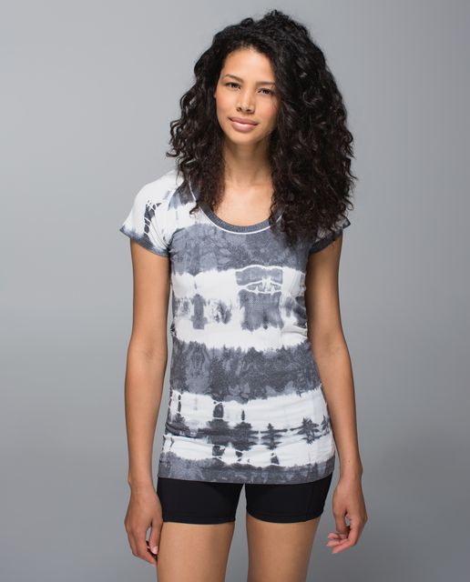 Lululemon Run: Swiftly Tech Short Sleeve *Stripe - White - lulu fanatics