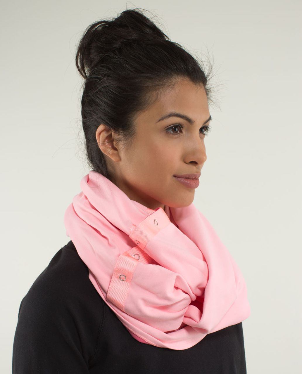 Lululemon Vinyasa Scarf *Rulu - Wee Stripe Bleached Coral Heathered Bleached Coral / Guava Lava