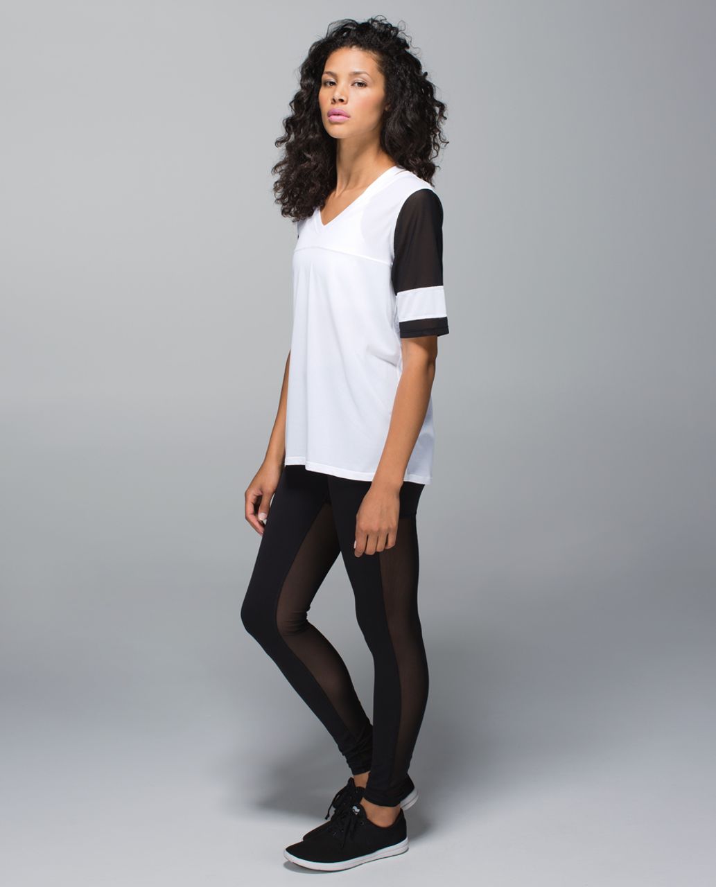 Lululemon Sport Tee - White /  Black