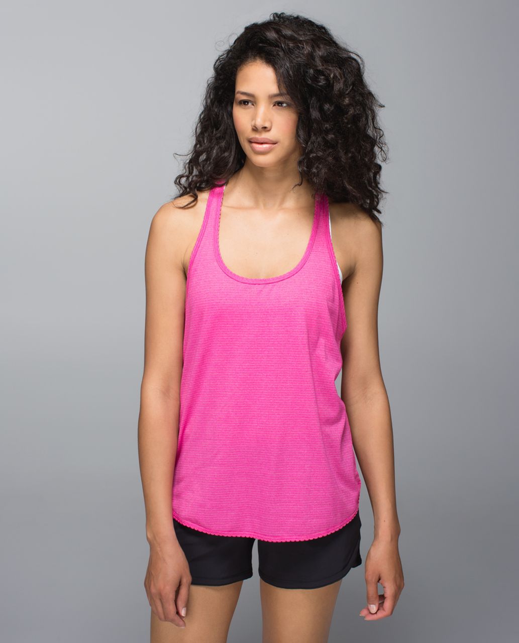 Lululemon 105 F Singlet - Heathered Jewelled Magenta