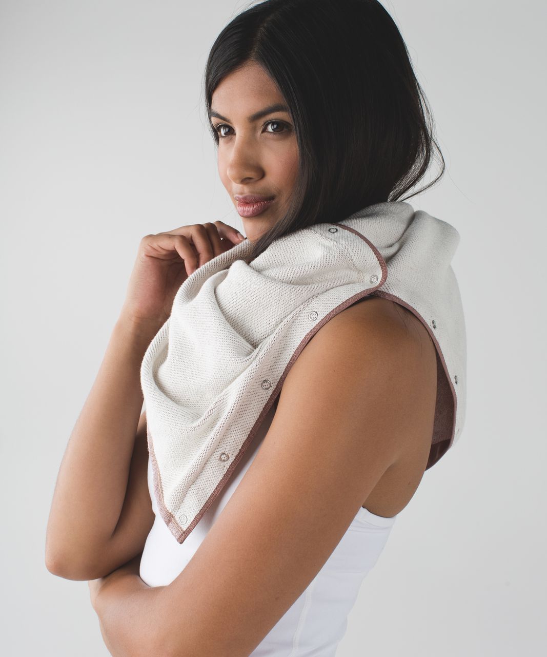 Lululemon Vinyasa Scarf *Cotton - Heathered Bark Berry