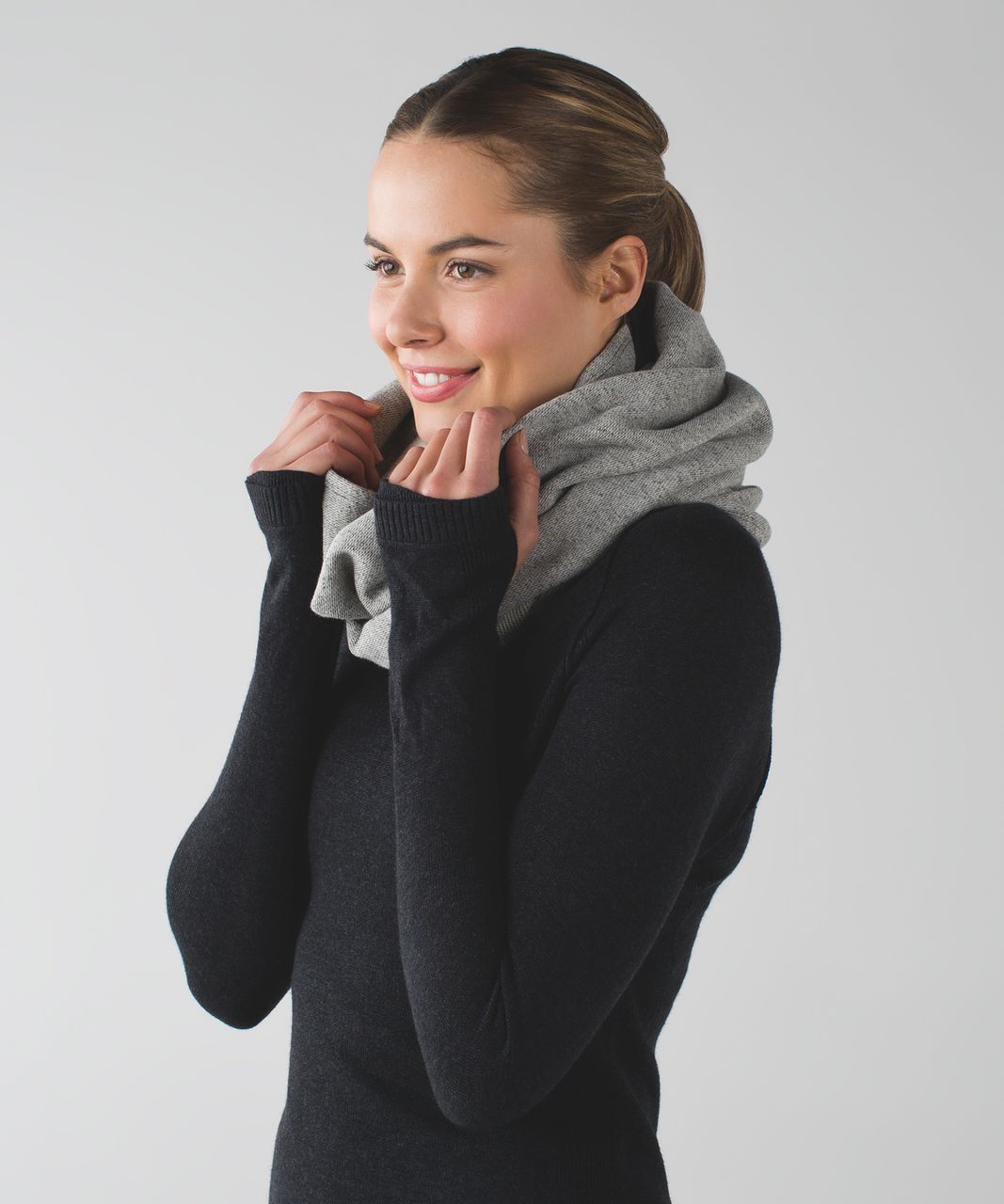 Lululemon Vinyasa Scarf *Cotton - Heathered Black