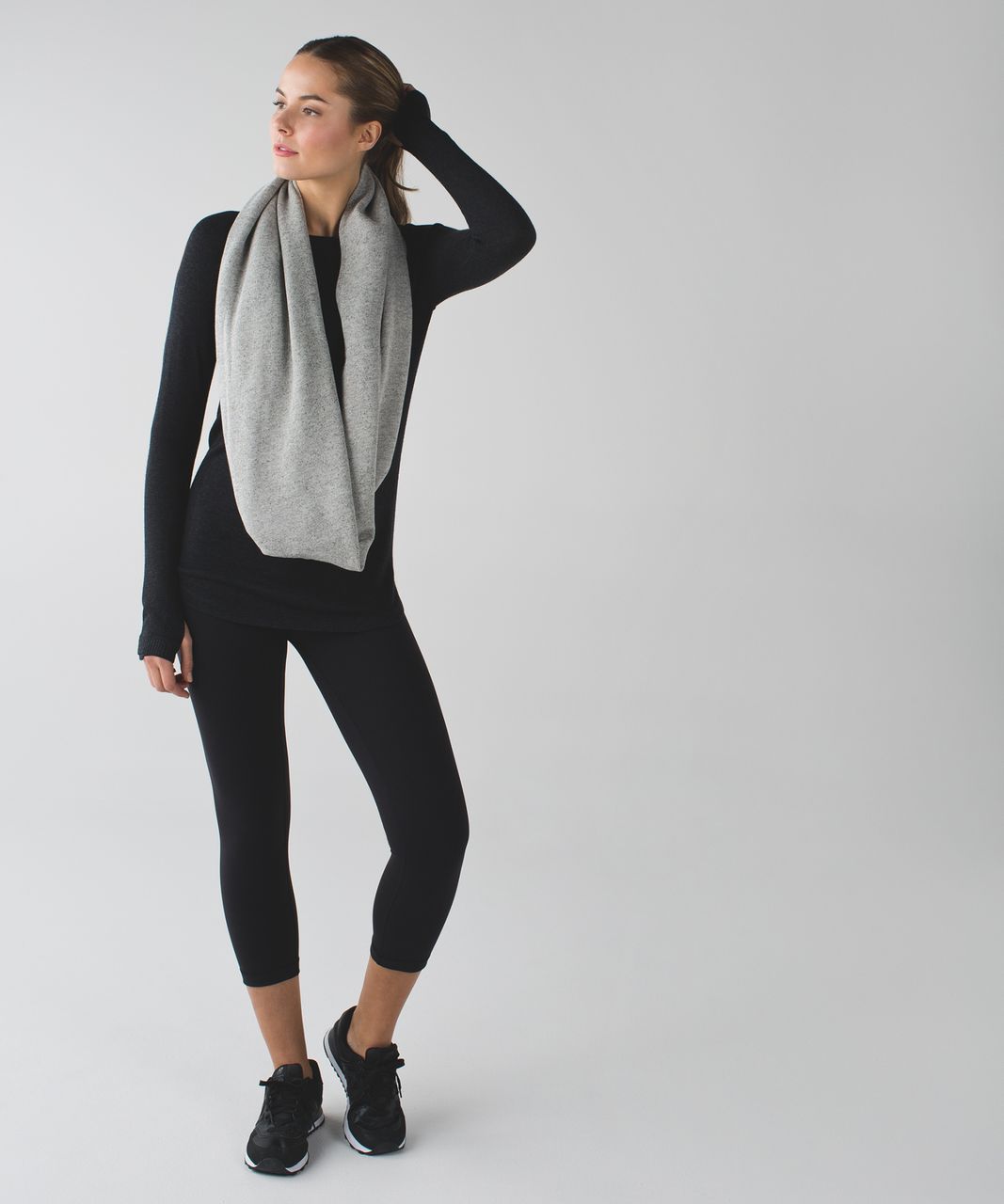 Lululemon Vinyasa Scarf *Cotton - Heathered Black