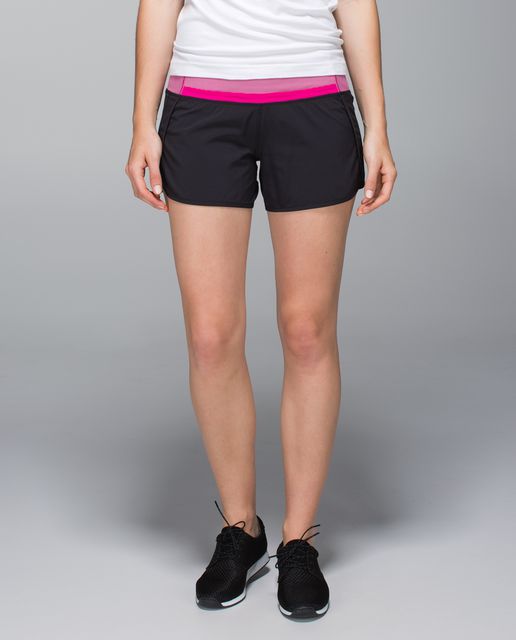 Lululemon Run Times Short *2-way stretch - Wee Wheezy Check Bleached ...