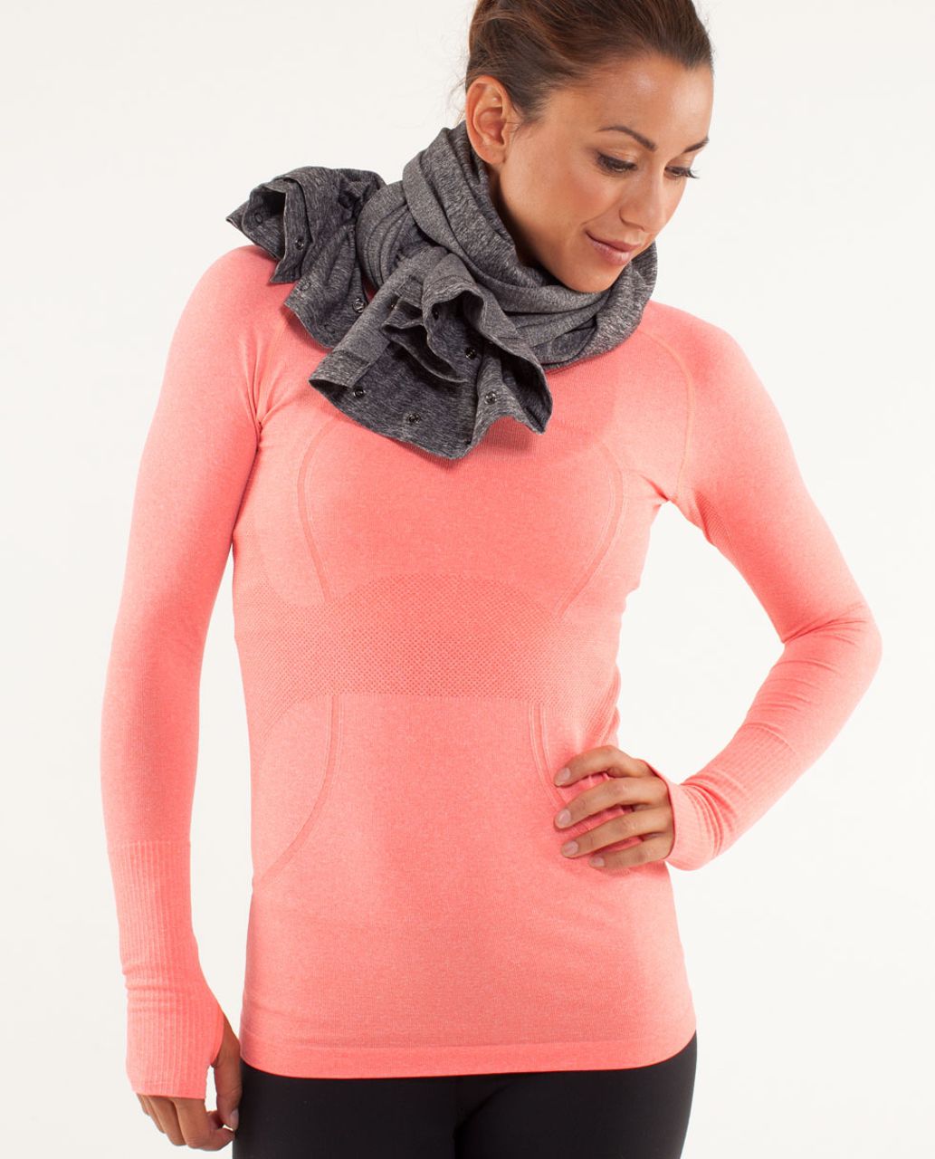 Lululemon Vinyasa Scarf *Rulu - Heathered Black 