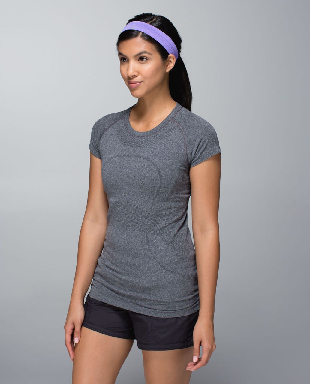 Lululemon Swiftly Headband - Heathered Power Purple