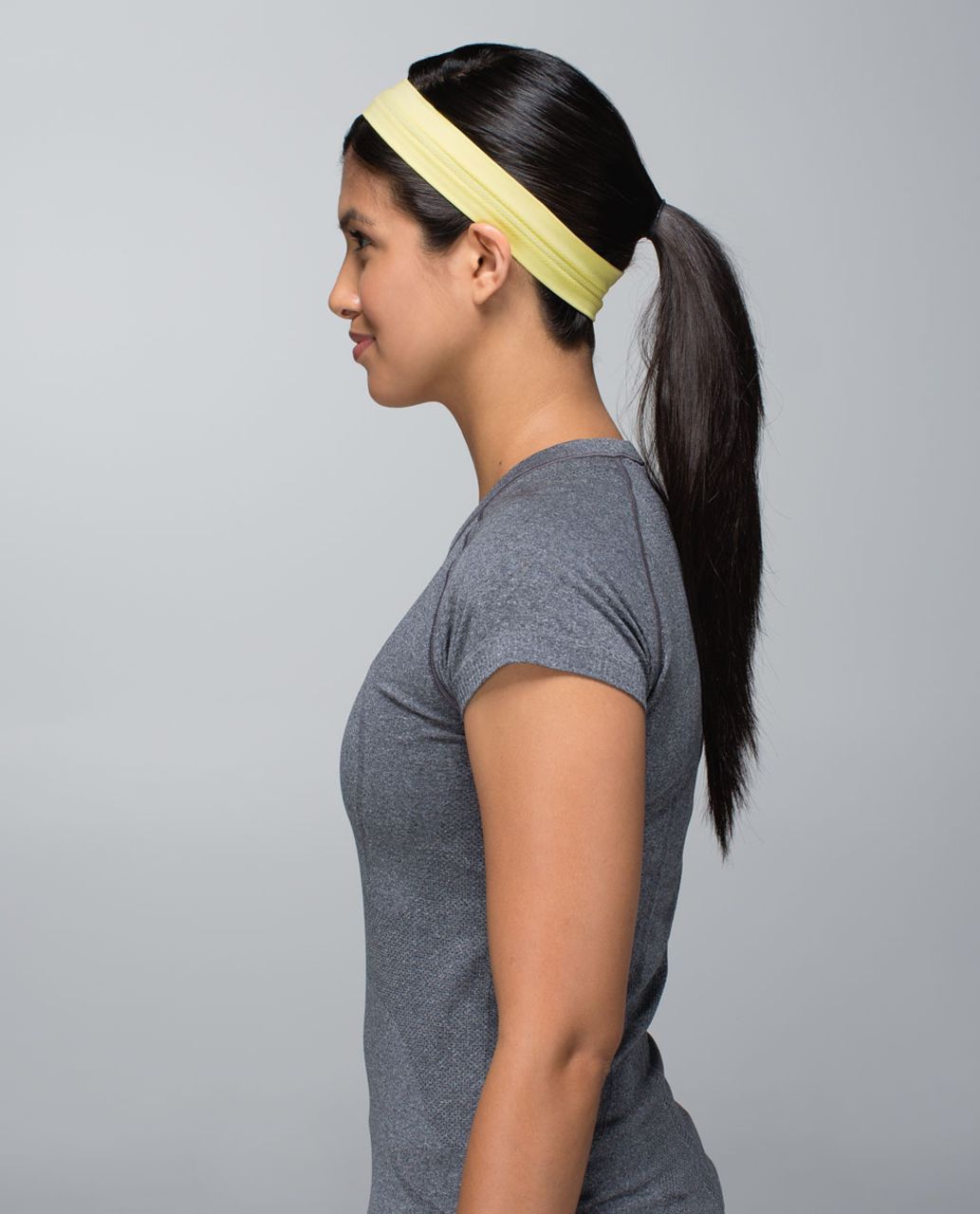 Lululemon Swiftly Headband - Heathered Mellow Lemon