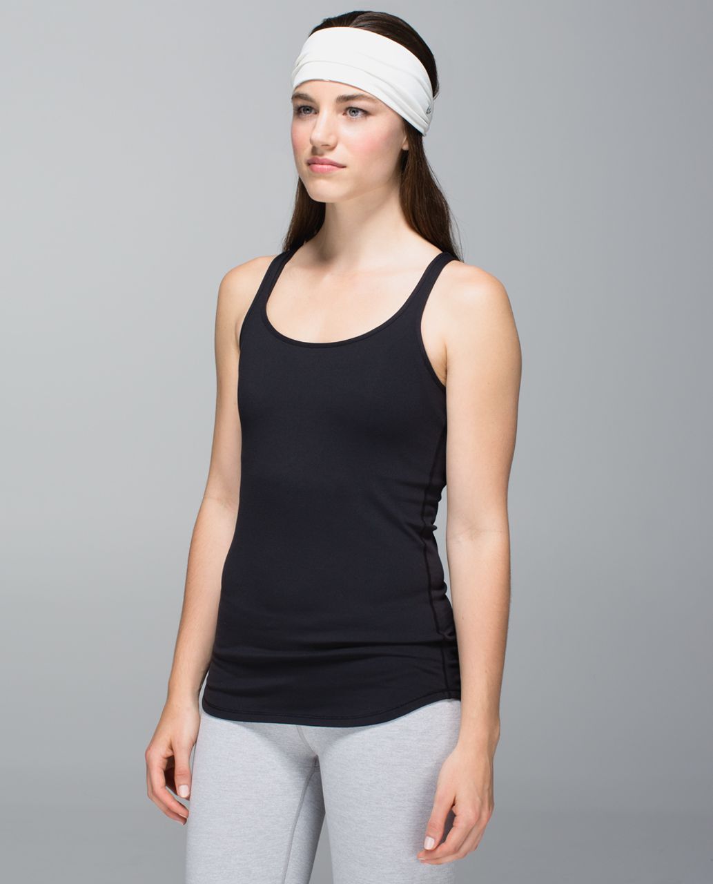 Lululemon Bang Buster Headband *Reversible - Cayman Stripe Static Wave Mojave Tan Angel Wing / Angel Wing