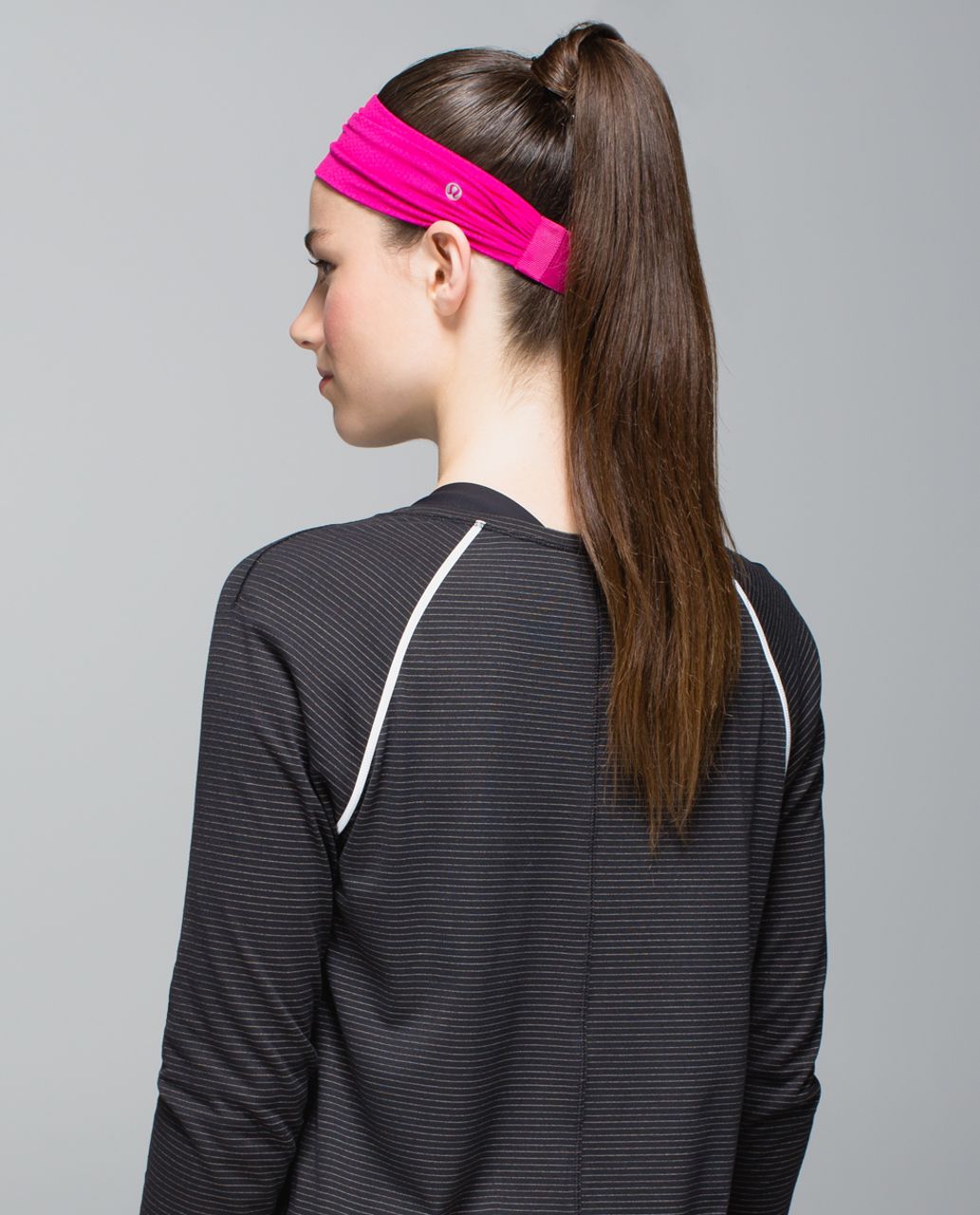 Lululemon Bang Buster Headband *Mesh - Jewelled Magenta