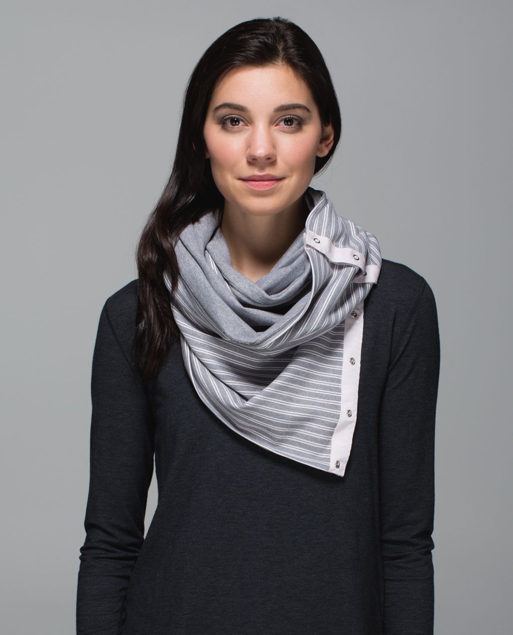 Lululemon Vinyasa Scarf *Rulu - Incognito Camo HTR Black - lulu fanatics