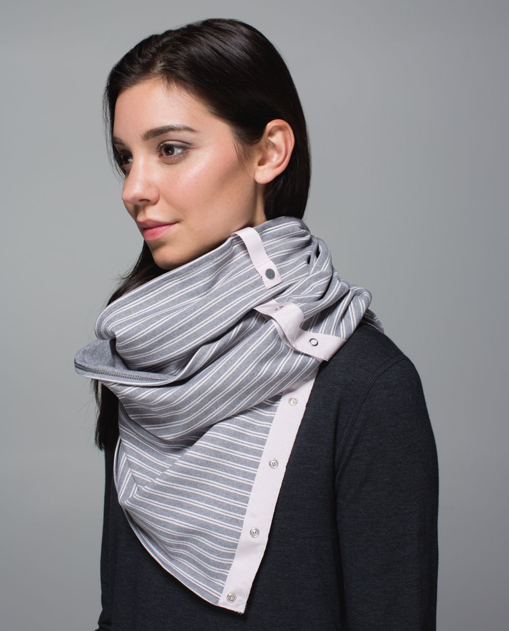 Lululemon Vinyasa Scarf *Rulu - Double Trouble Stripe Neutral Blush ...