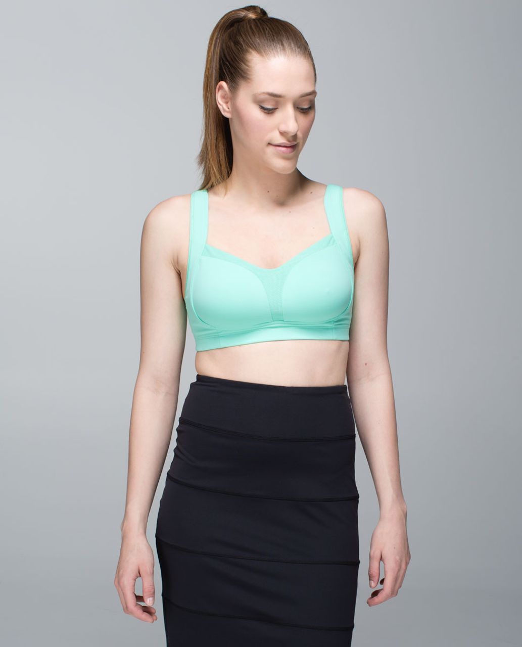 Lululemon 32C Ta Ta Tamer Neon Pink / Navy Blue