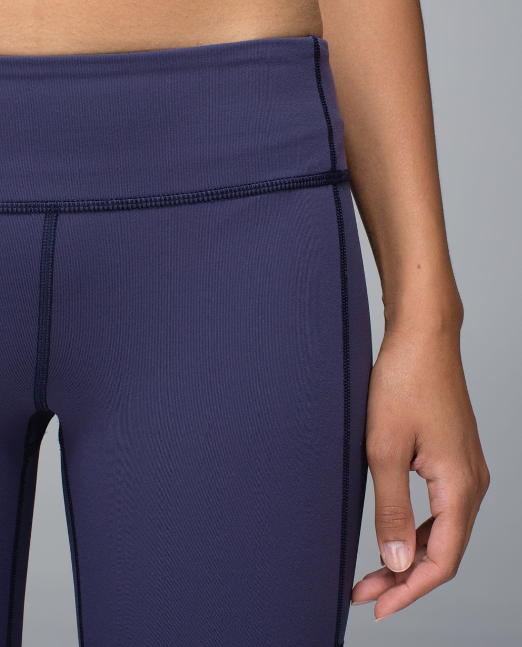 Lululemon Breathe Easy Crop - Cadet Blue - lulu fanatics