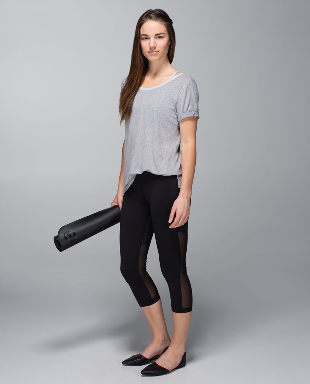 Lululemon Breathe Easy Crop - Black