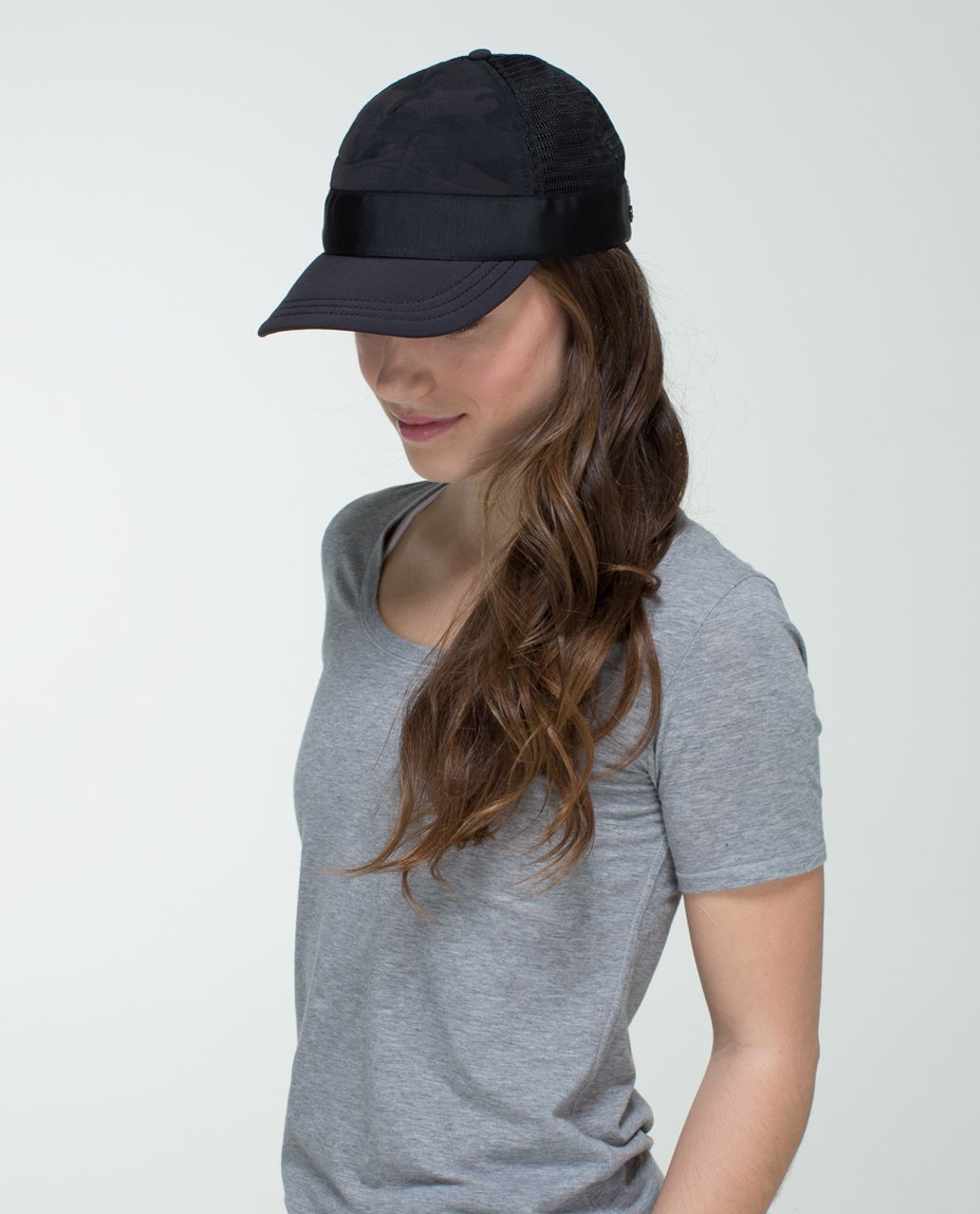 Lululemon Black Marble Cap Dad Hat - NEW