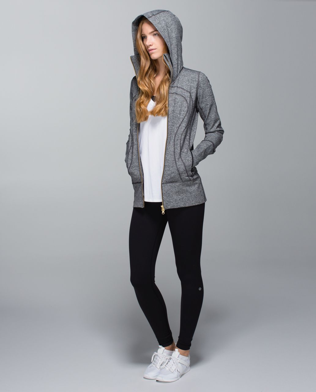 Lululemon heathered plum Hooded Stride Jacket, size 4, $48 (retail