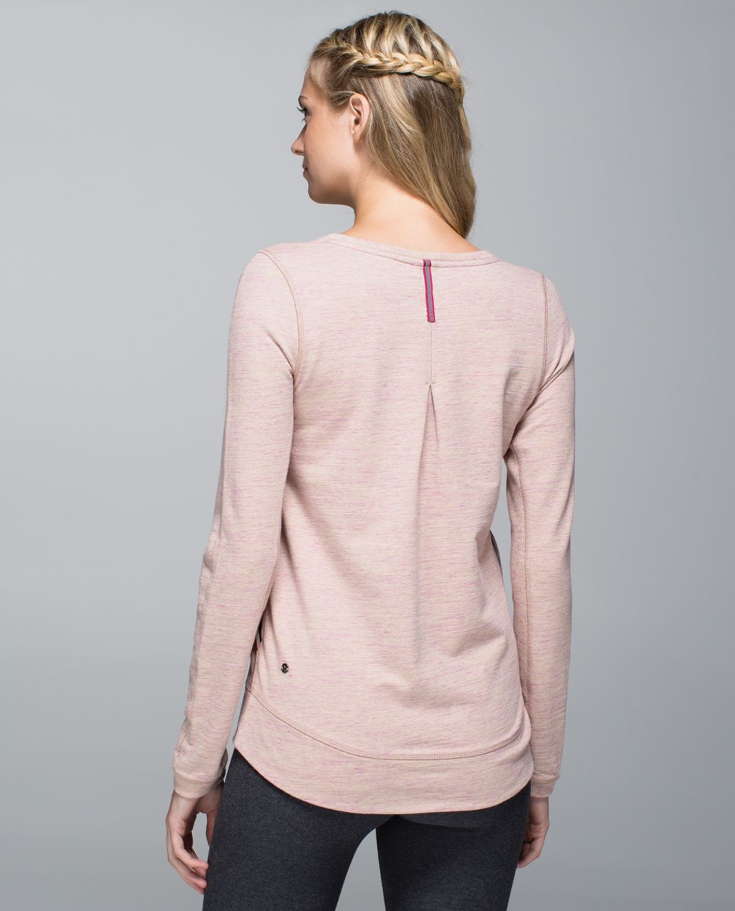 Lululemon Exhalation Pullover II - Heathered Marled Mojave Magenta