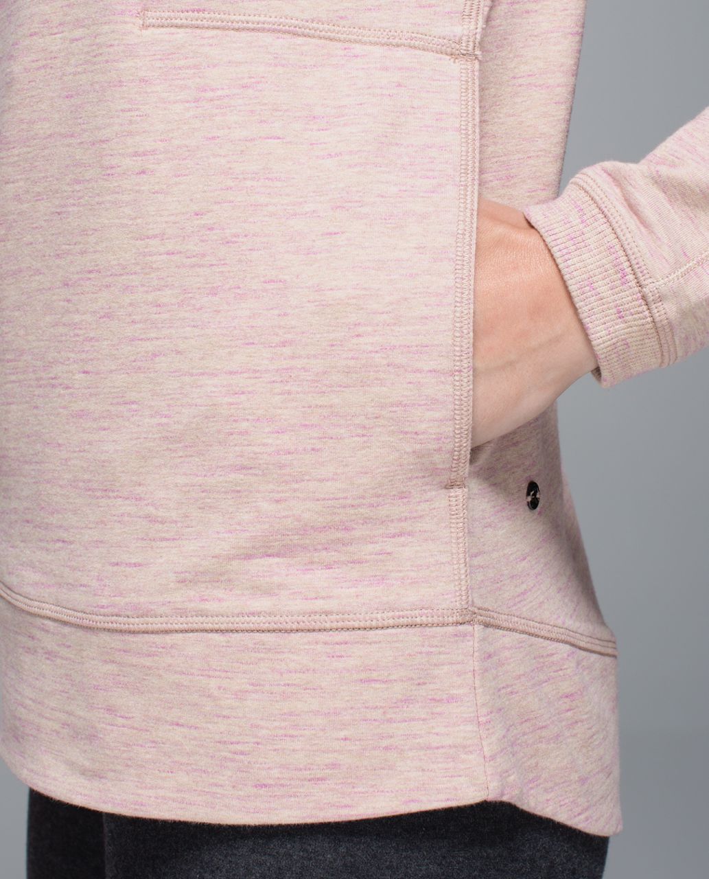 Lululemon Exhalation Pullover II - Heathered Marled Mojave Magenta