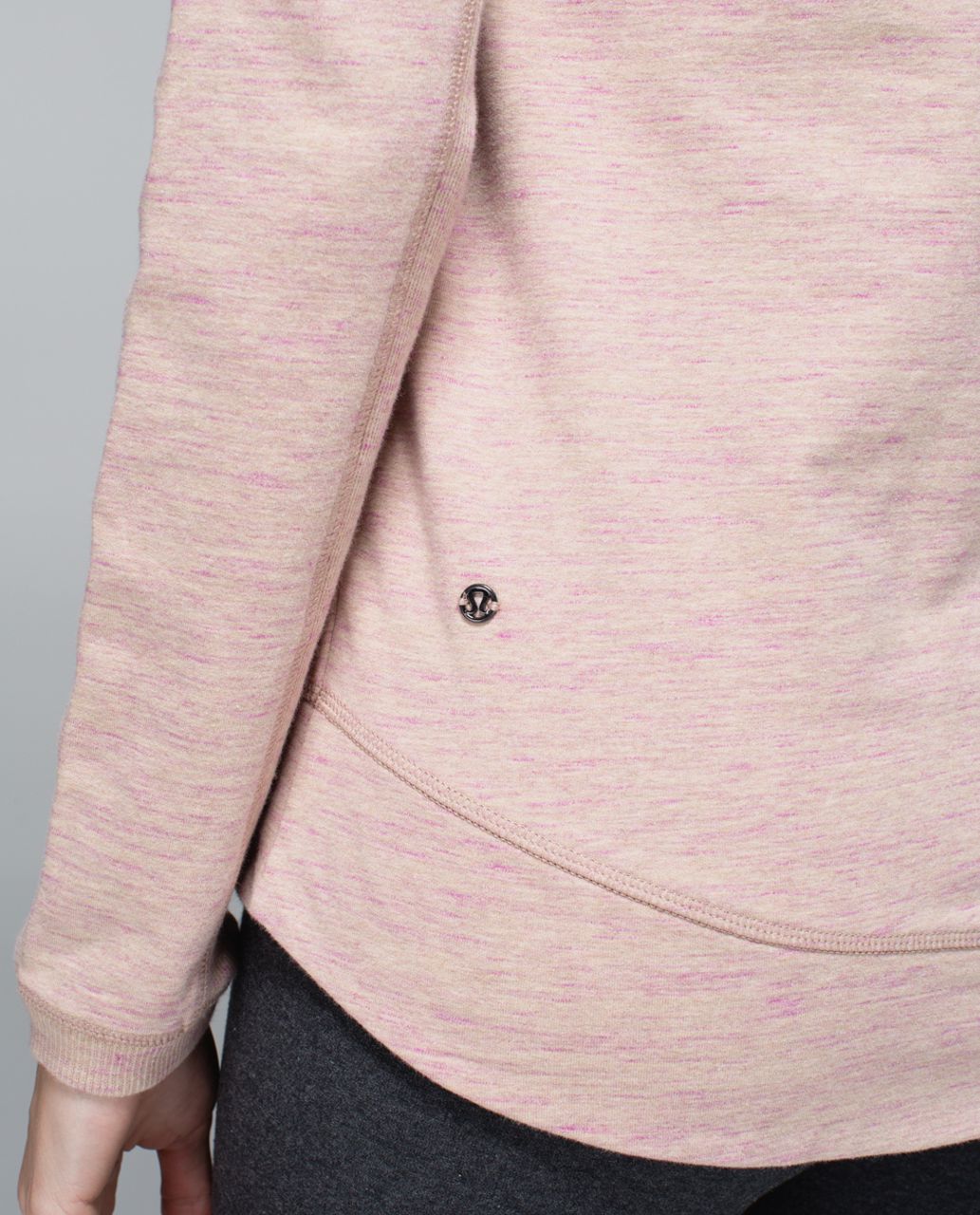 Lululemon Exhalation Pullover II - Heathered Marled Mojave Magenta