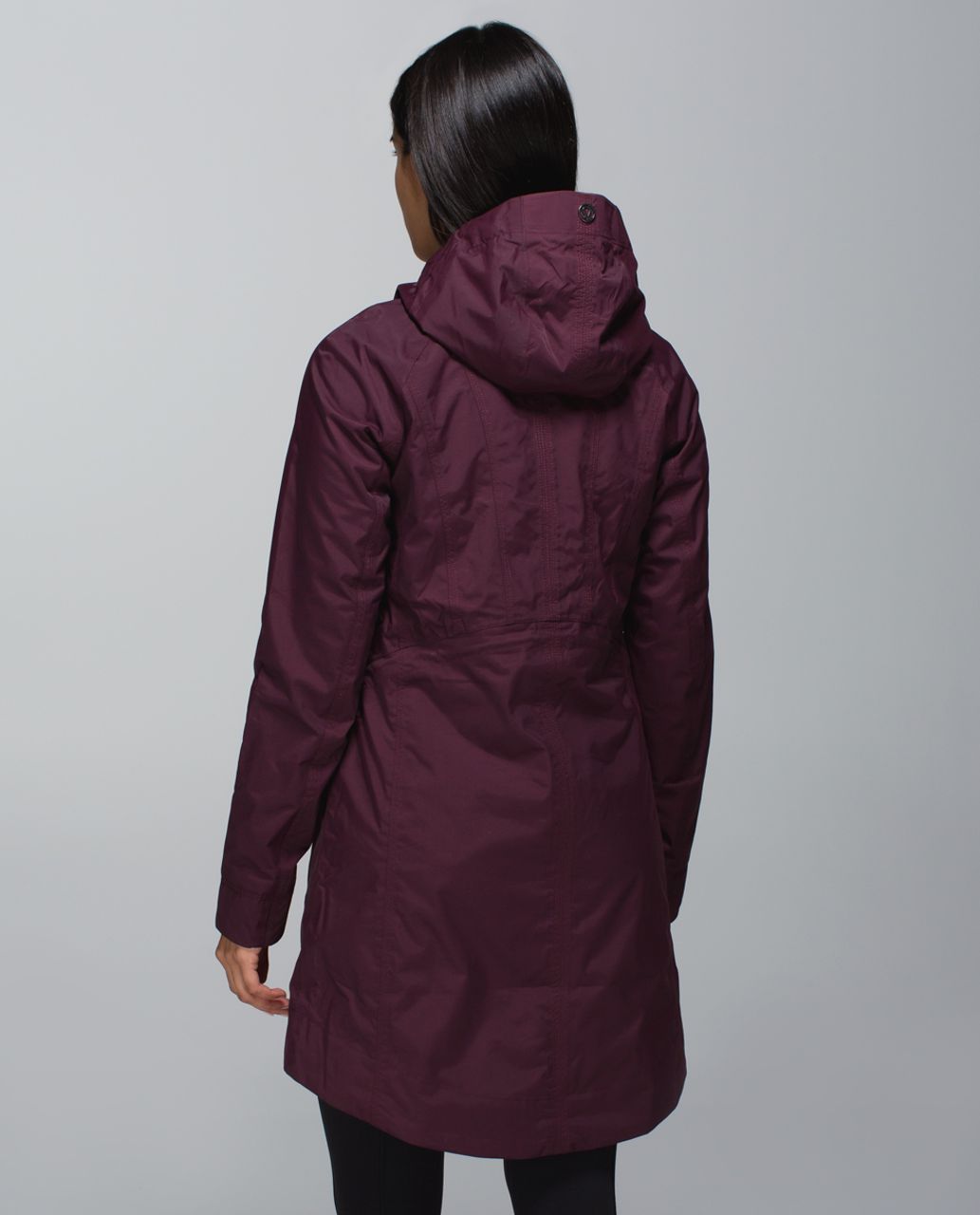 Lululemon Right As Rain Jacket - Bordeaux Drama / Gradient Dot Embossed Bordeaux Drama Rust Berry