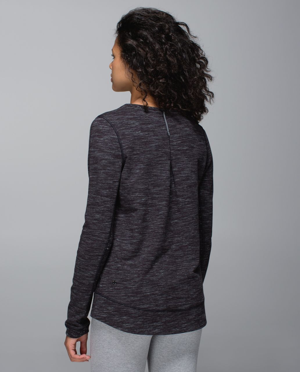 Lululemon Exhalation Pullover II - Heathered Marled Black